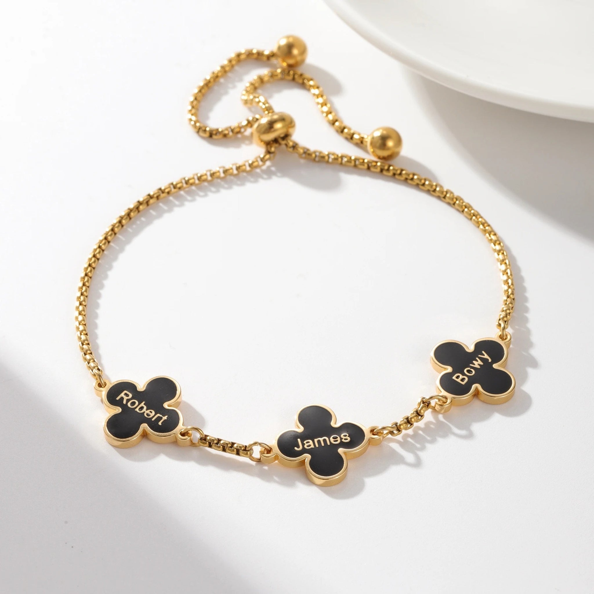 Lucky Clover Charm Bracelet