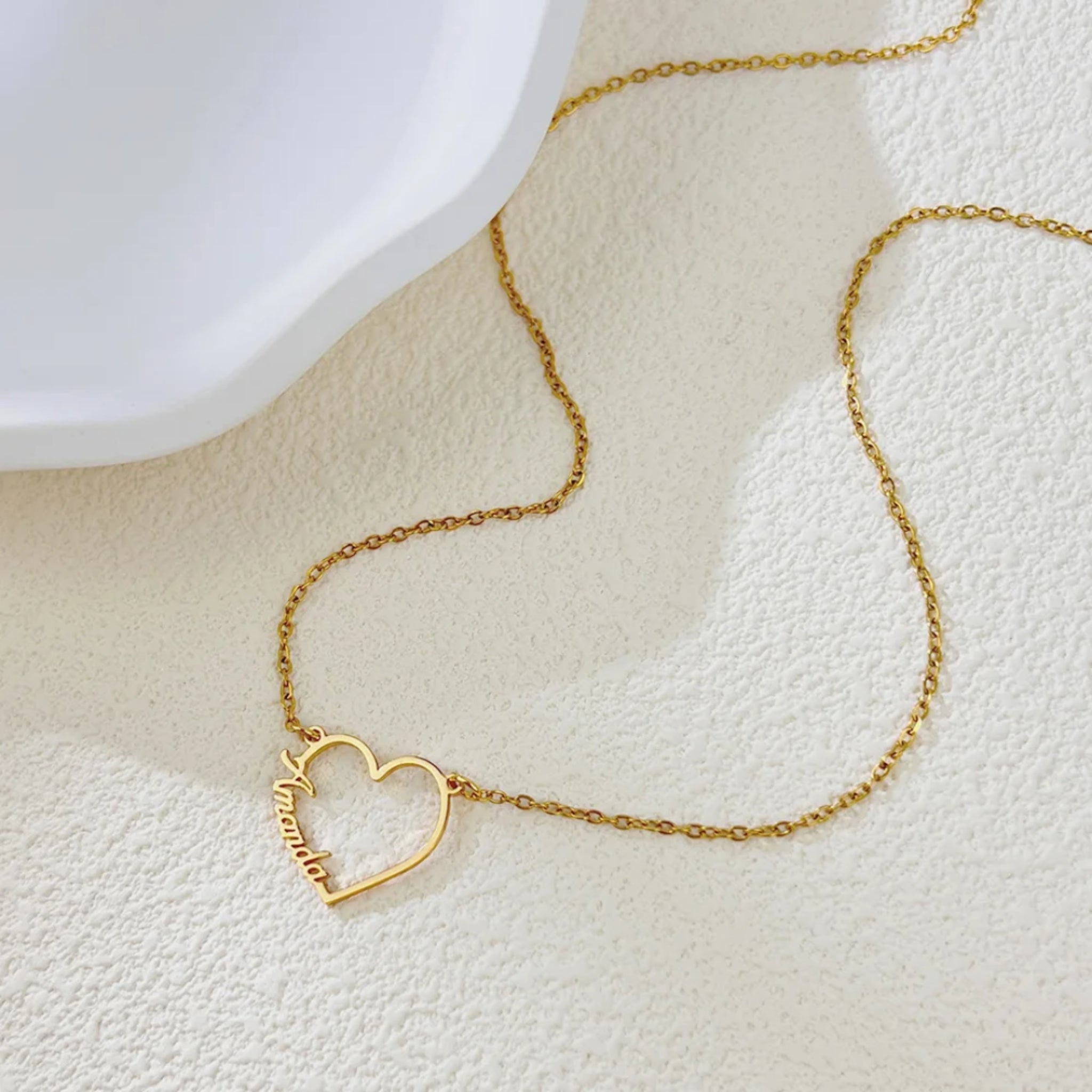 Interwoven Hearts Necklace