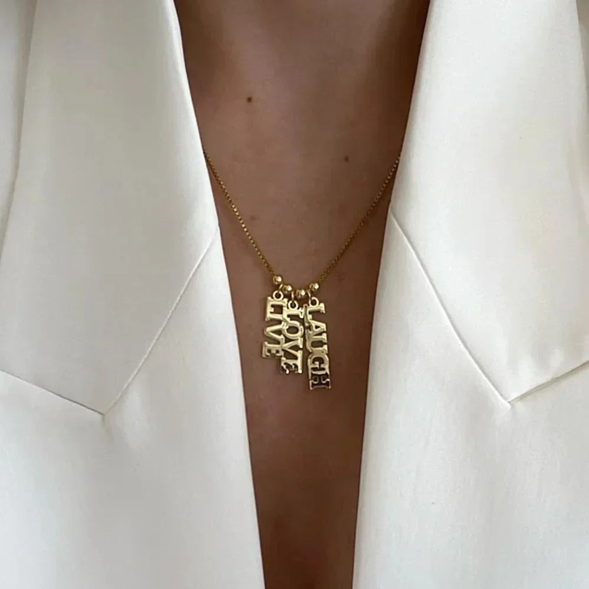 Multi-Name Charm Necklace