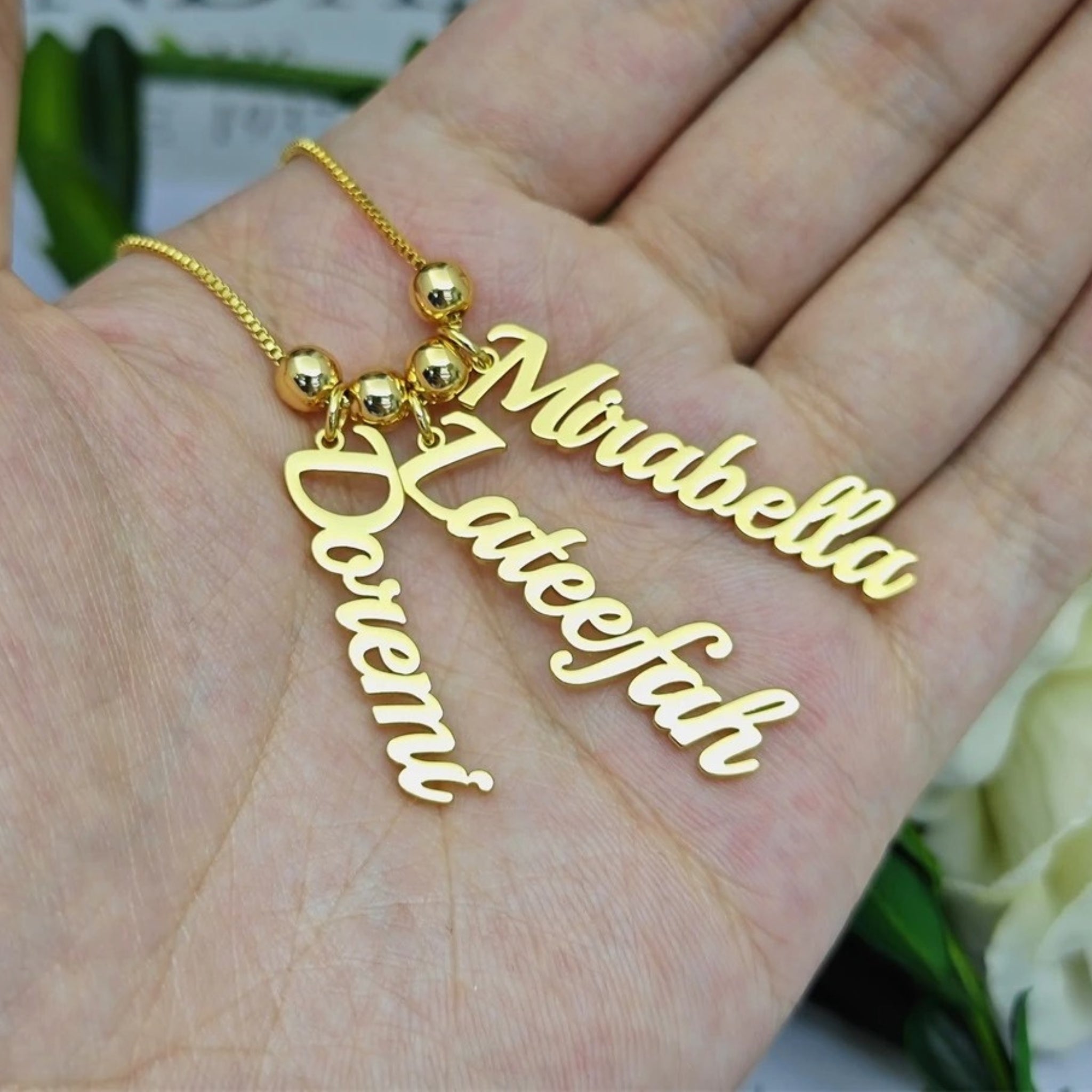 Multi-Name Charm Necklace