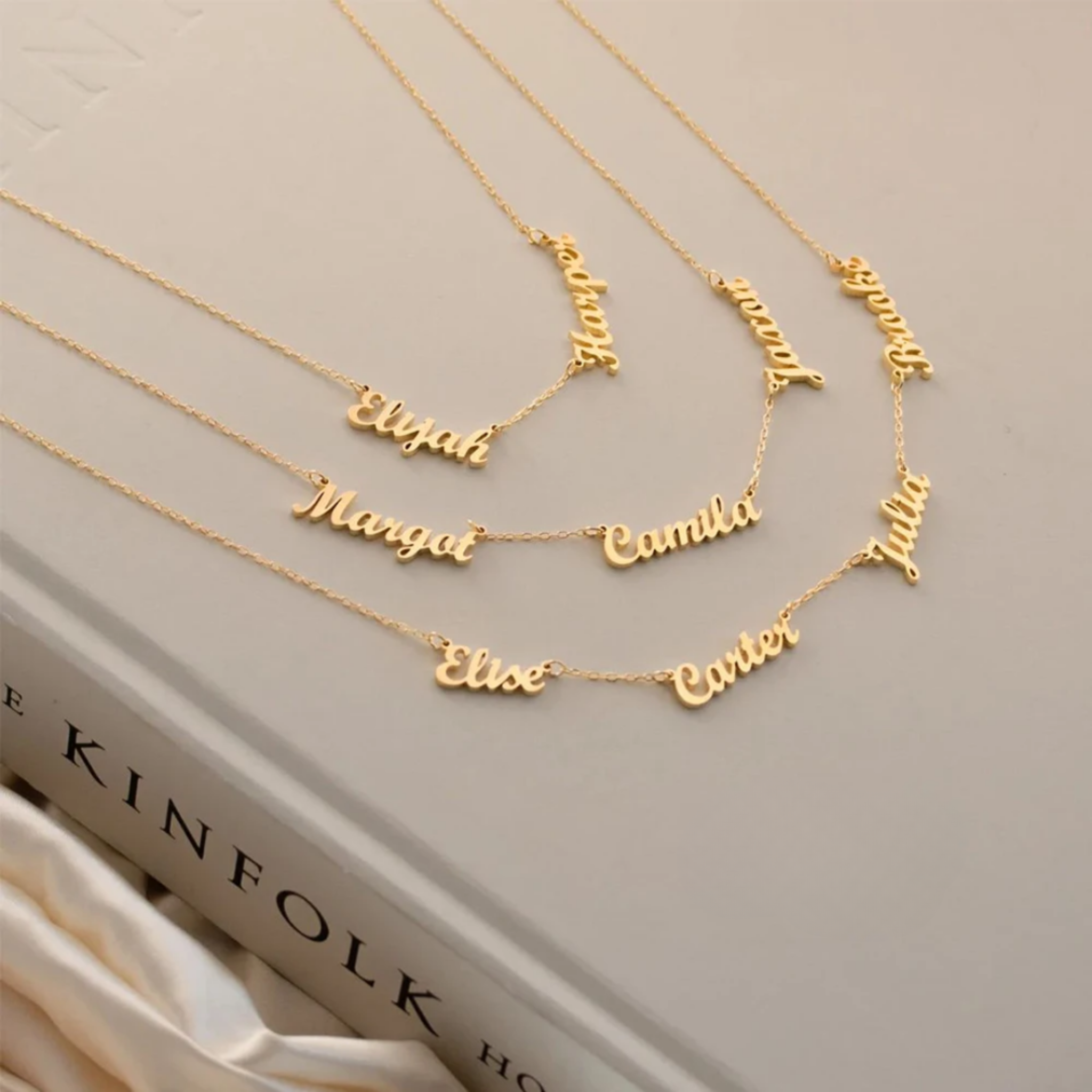 Family Name Necklace – Up to 5 Names