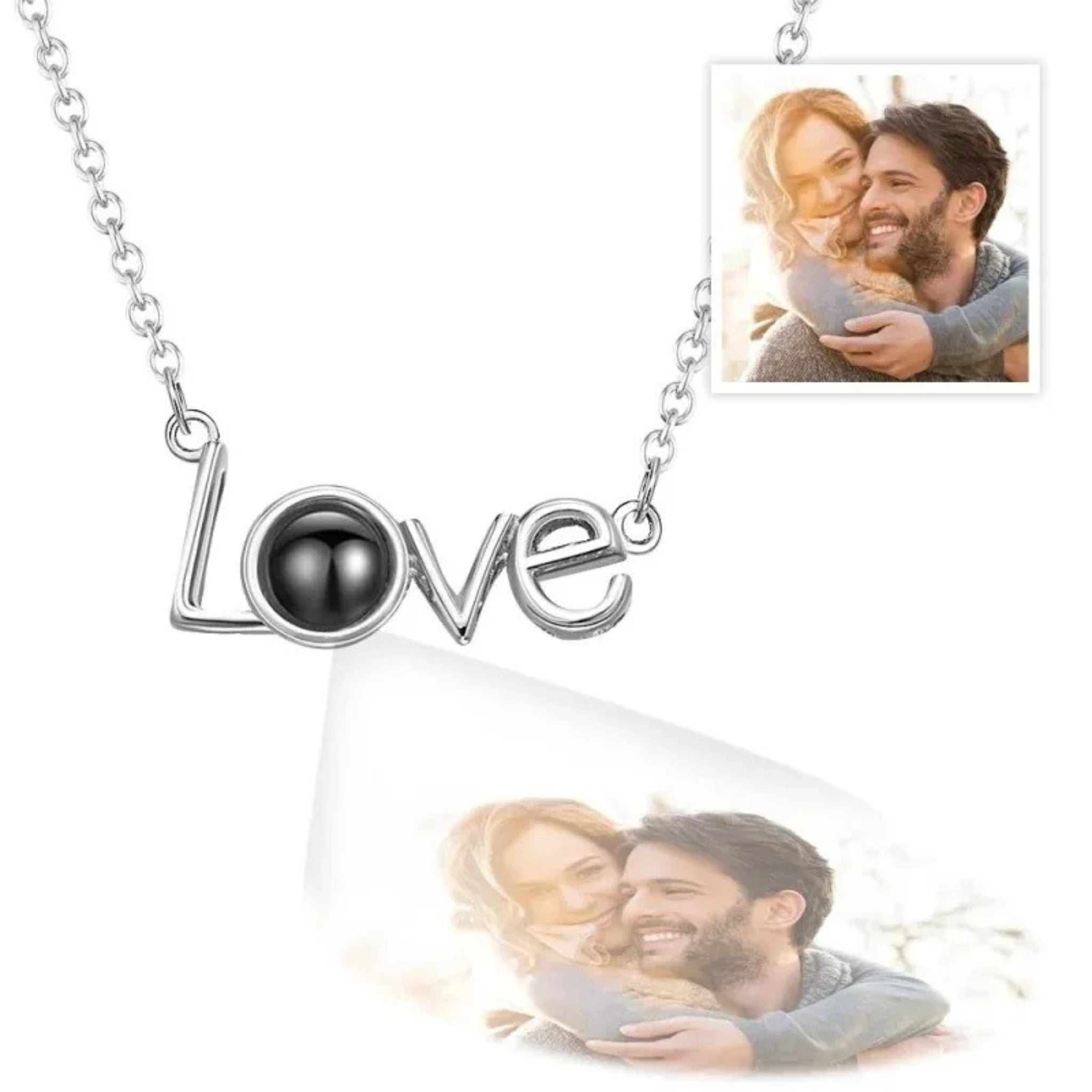 Heart Necklace with Secret Photo
