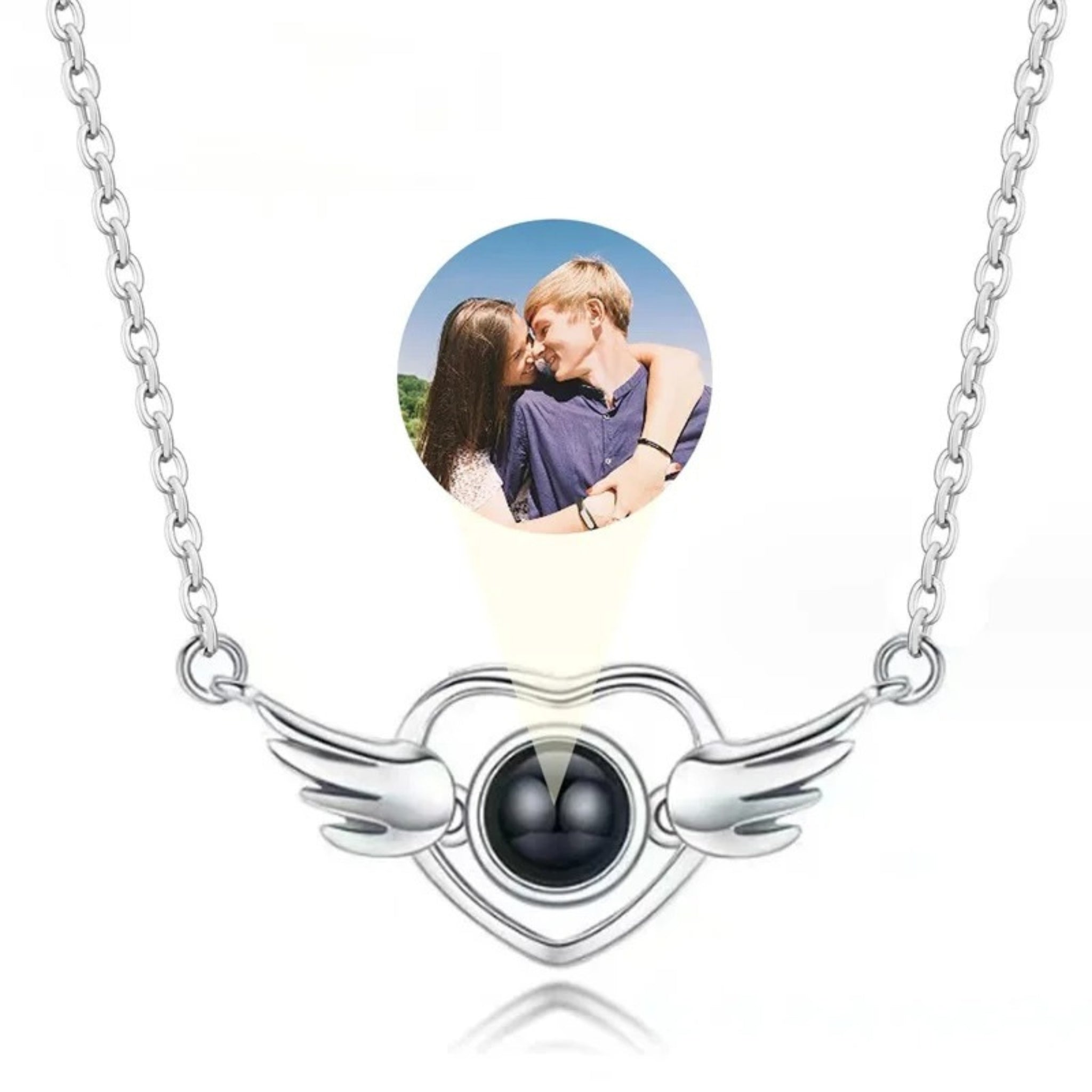 Heart Necklace with Secret Photo