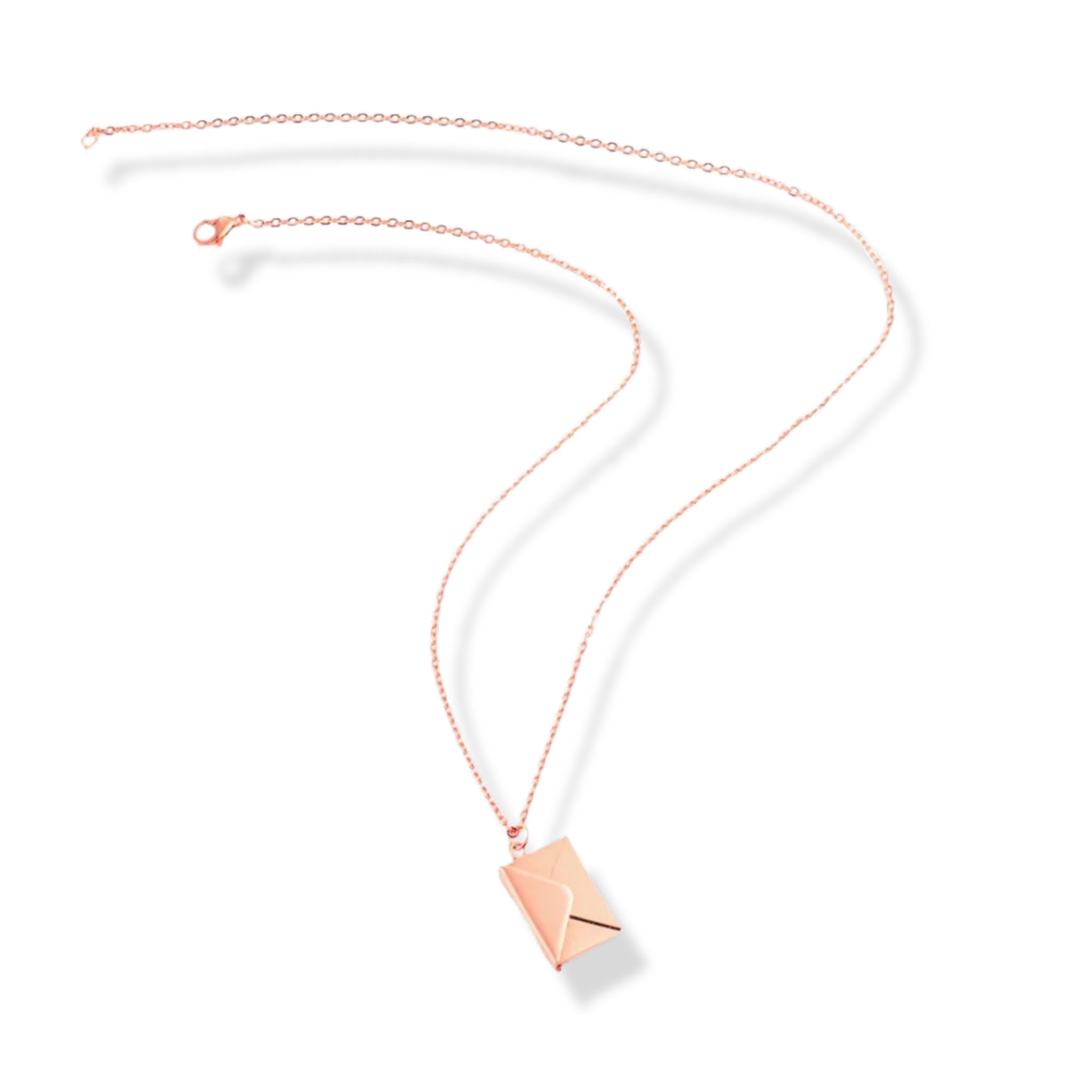 Memory Envelope Charm Necklace