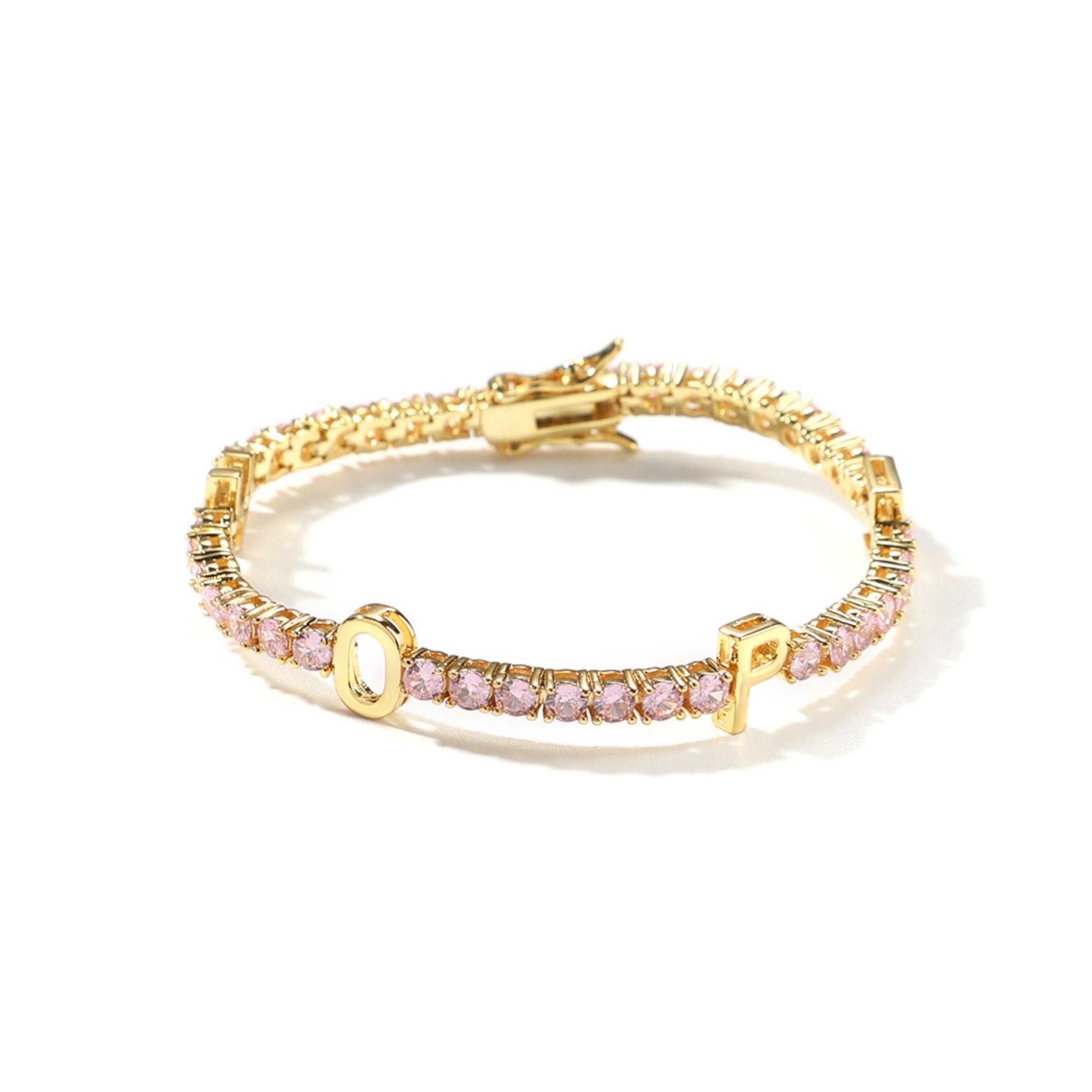 Sparkling Tennis Bracelet with Name